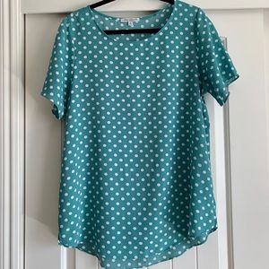 Polka dot top